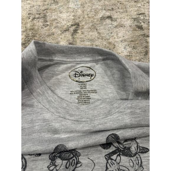 Walt Disney World Florida Mickey Mouse Drawing Embroidered Adult XLarge - Picture 3 of 3